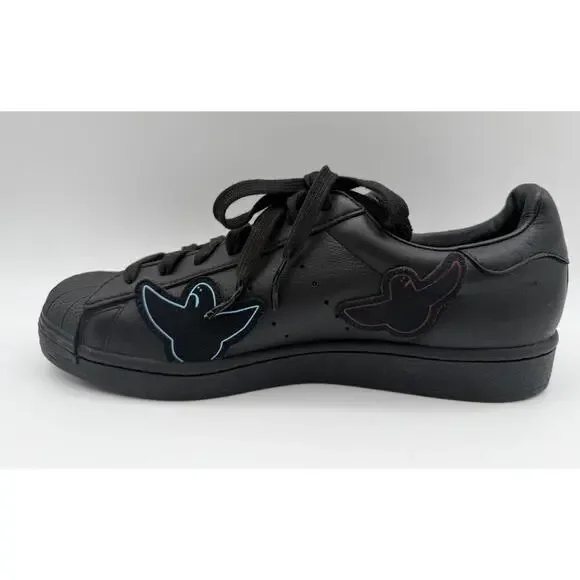 Adidas Mark Gonzales x Superstar ADV Black Shmoo Sneakers Mens Size 10 Shell Toe - Picture 5 of 15